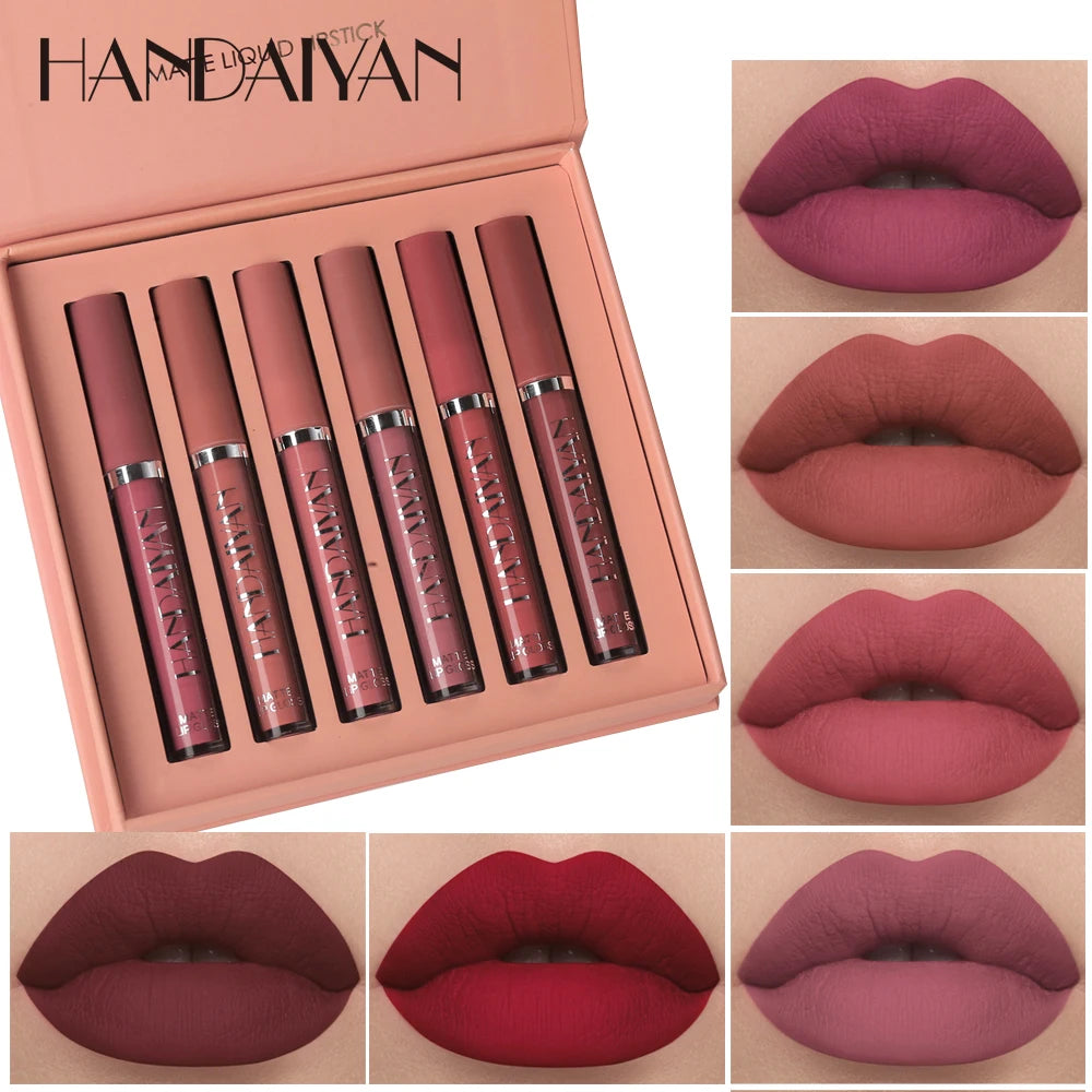 Matte Liquid Lipstick (set of 6)